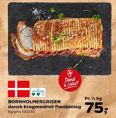 BORNHOLMERGRISEN dansk krogmodnet flæskesteg