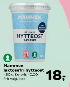 Laktosefri Hytteost
