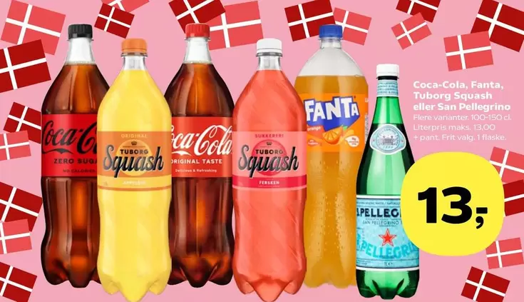 Coca Cola - Coca-Cola, Fanta, Tuborg Squash