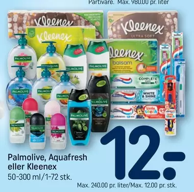 Palmolive, Aquafresh eller Kleenex
