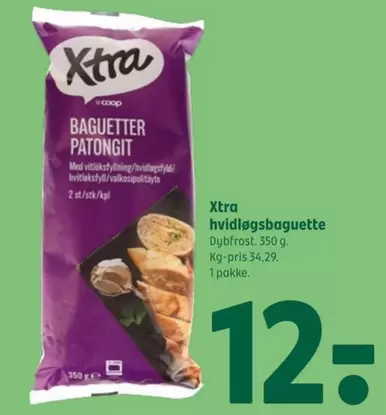 hvidløgsbaguette