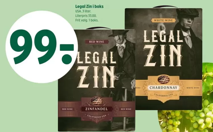 Red - Legal Zin