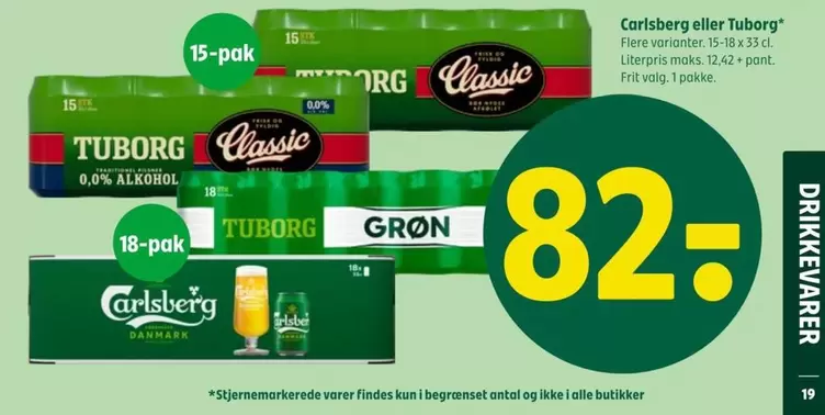 Carlsberg - Classic eller Grøn