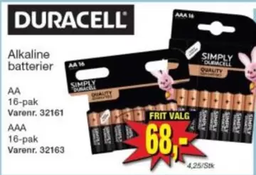 Simply - Alkaline batterier AA 16-pak, AAA 16-pak
