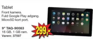 Kort - Tablet TAQ-90083