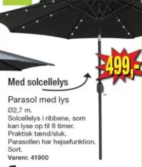Parasol med lys