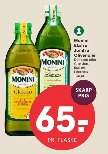 Ekstra Jomfru Olivenolie Delicato eller Classico
