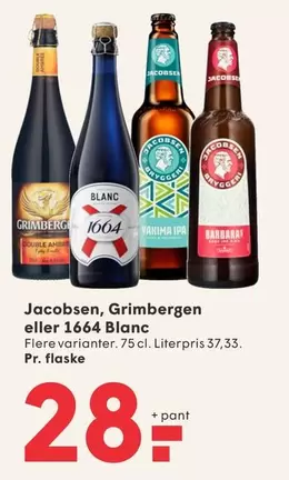 Grimbergen - Jacobsens,  eller 1664 Blanc