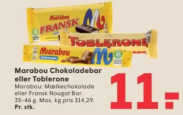 Marabou - Chokoladebar eller Toblerone