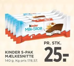 Kinder - Mælkesnitte