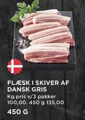 FLÆSK I SKIVER