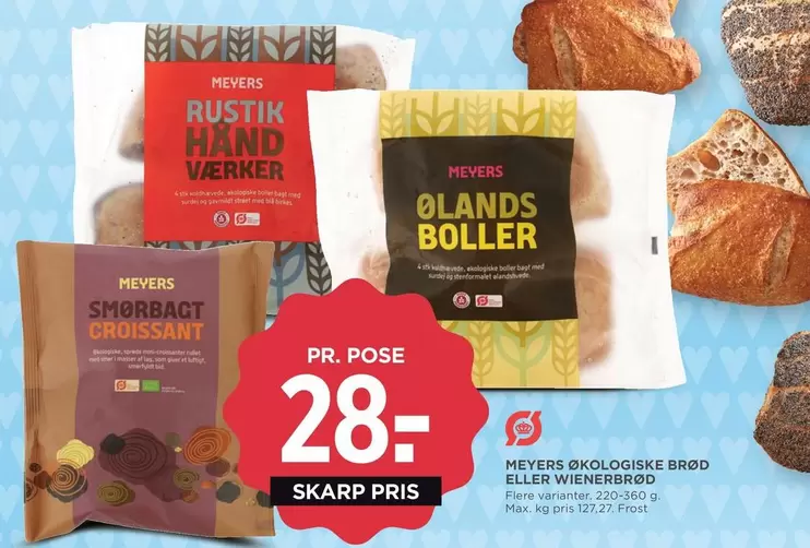 ØKOLOGISKE BRØD ELLER WIENERBRØD