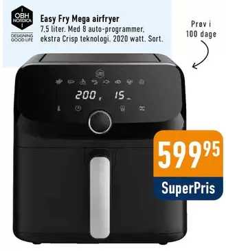 Easy -  Fry Mega airfryer