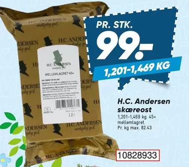 skærost 1.201-1.469 kg 45+ mellem lagret