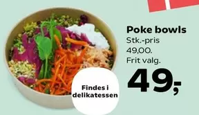 Poke bowls