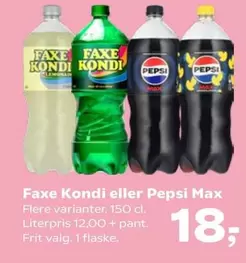 Faxe -  Kondi eller Pepsi Max