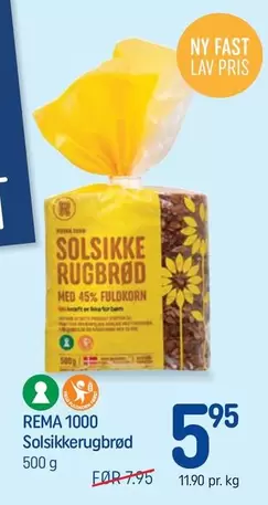 Solsikkerugbrød