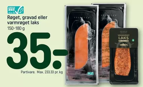 Røget, gravad eller varmrøget laks