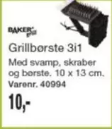 Grillbørste 3i1 Varenr. 40994