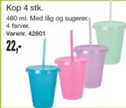 Kop 4 stks. Varenr. 42801