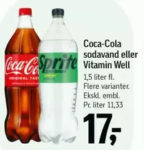 Coca Cola - sodavand eller Vitamin Well
