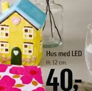 Hus med LED