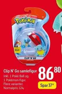 Pokemon - Clip N' Go samlefigur