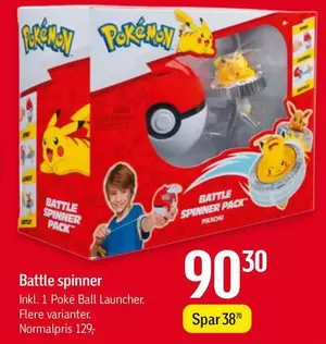 Pokemon - Battle spinner