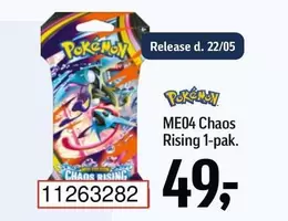 Pokemon - ME04 Chaos Rising 1-pak. 11263282