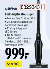 Easy - Ledningsfri støvsuger 88293431