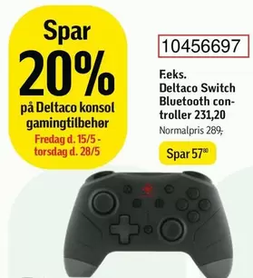 Deltaco Switch Bluetooth controller 231,20