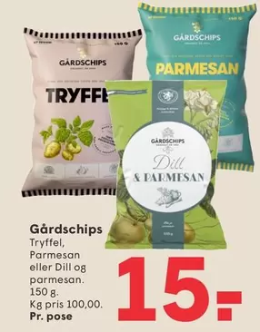 Tryffel, Parmesan eller Dill og parmesan