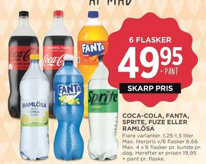 Coca Cola - COCA-COLA, FANTA, SPRITE, FUZE TEA, RAMLÖSA