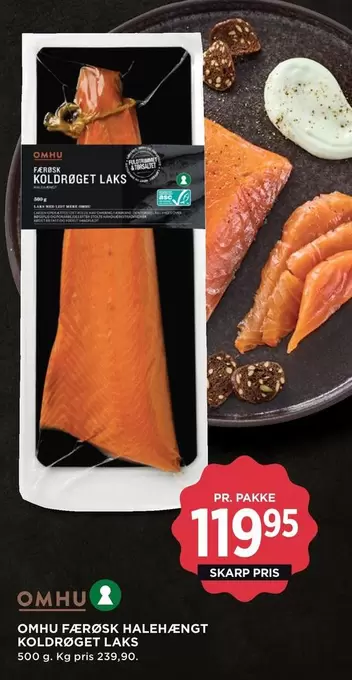 FÆRSK HALEHÆNGT KOLDRØGET LAKS