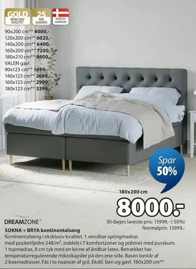Den - SOKNA - BRYA kontinentalseng