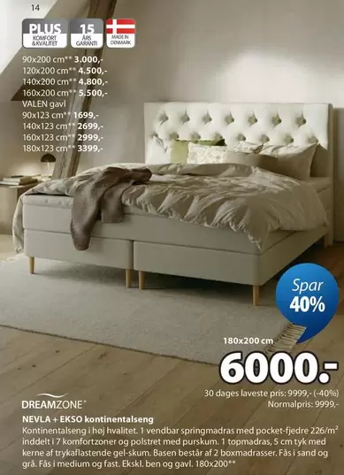 NEVLA + EKSO kontinentalseng
