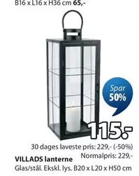 VILLADS lanterne