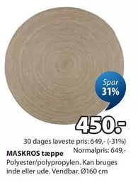 MASKROS tæppe