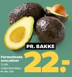 Formodnede avocadoer