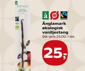 økologisk vaniljestang