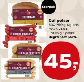 Gøl pølser