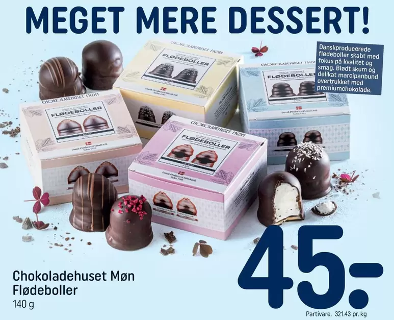 Dessert - Flødeboller