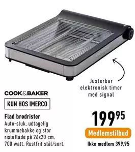 Flad brødriste