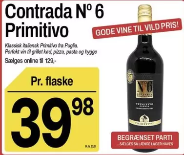 Contrada N
6 Primitivo