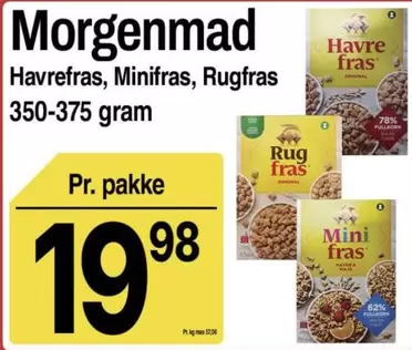 Havrefras, Minifras, Rugfras