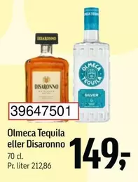 Olmeca Tequila eller Disaronno