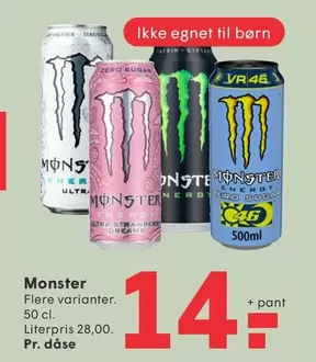 Monster - Flere varianter