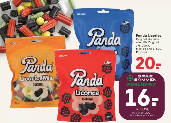 Licorice Original, Salmiak eller Mix Original