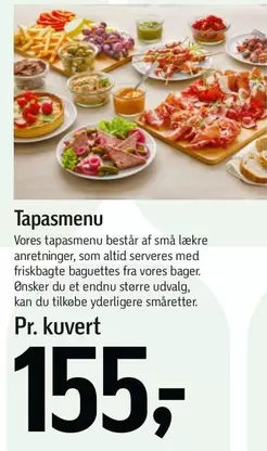 Tapasmenu