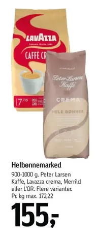 Helbønne kaffe